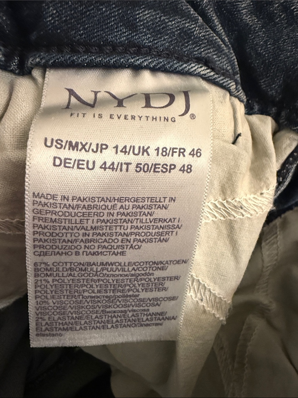 NWT NYDJ Marilyn Straight-Leg Denim Jeans - Picture 5 of 9